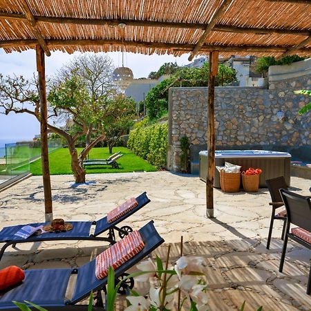 Villa Mimina - Exclusive Villa With Garden, Jacuzzi And Sea View 프라이아노 외부 사진